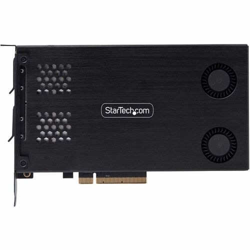 DUAL M.2 NVME SSD TO PCIE X8 - REMOVABLE MOBILE RACK/BACKPLANE