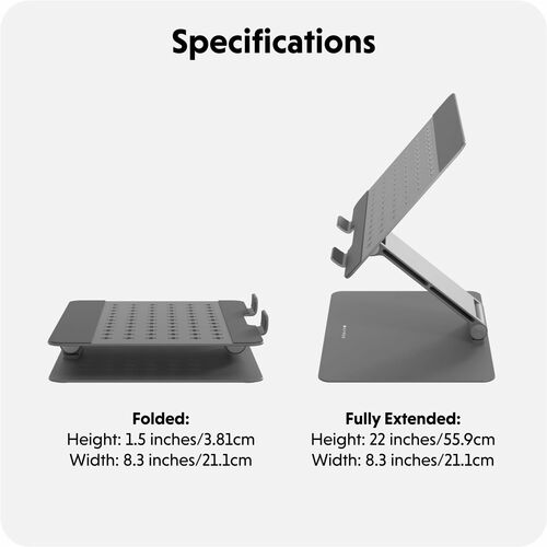 Support ergonomique réglable pour ordinateur portable Hyper HyperSpace