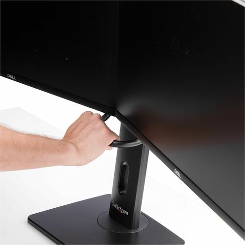 StarTech.com Crossbar Dual Monitor Desk Stand For