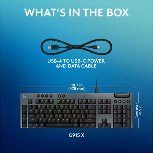 LOGITECH G915X WIRED TACTILE MULTI 4