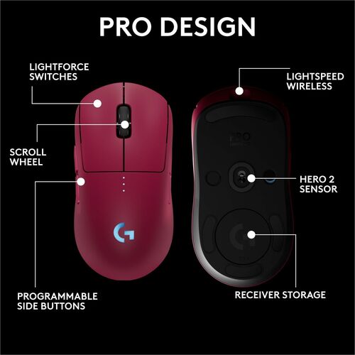LOGITECH PRO 2 LIGHTSPEED MAGENTA MULTI 4