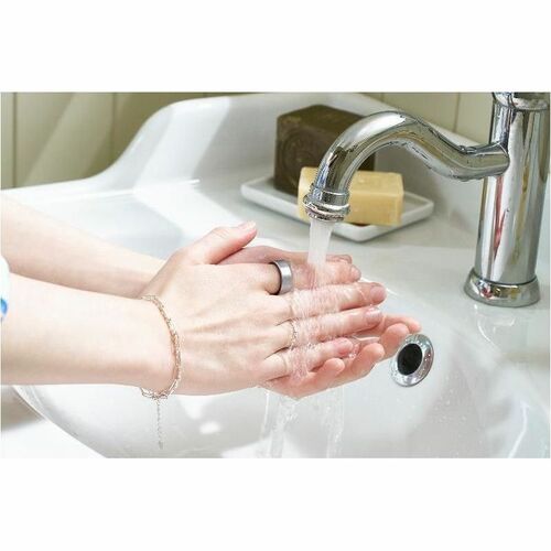 Bague Samsung Galaxy, taille 8, argent titane