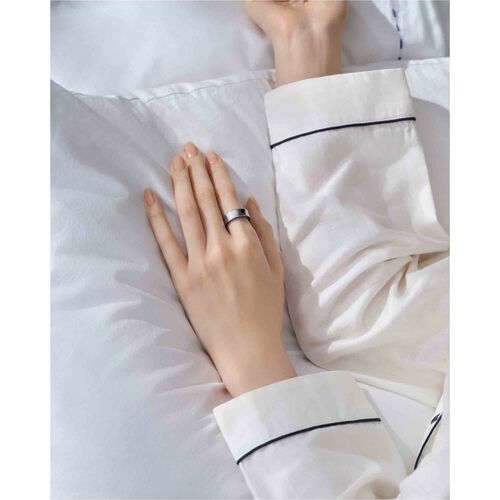 Anillo Samsung Galaxy, talla 12, color titanio plateado