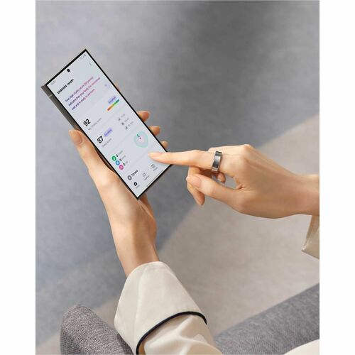 Bague Samsung Galaxy, taille 7, argent titane