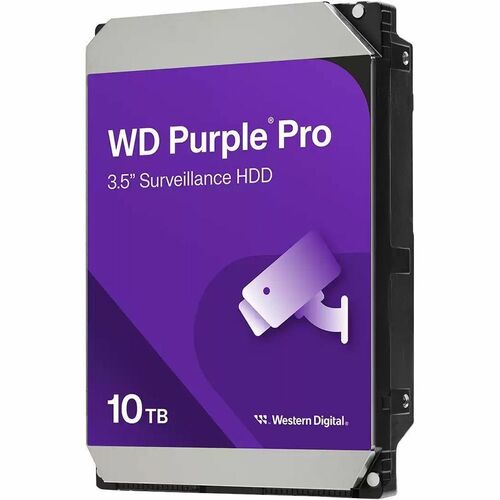 Disque dur PURPLE PRO 10 To SATA 3,5 pouces, garantie 5 ans, multi-usages, 20