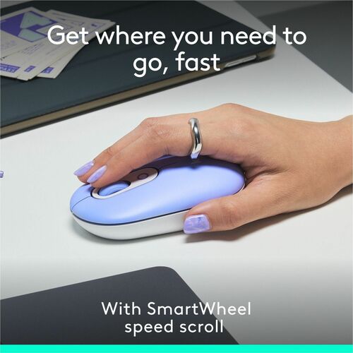 LOGITECH POP MOUSE LILAC MULTI 10