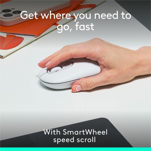 SOURIS LOGITECH POP BLANC CASSÉ MULTI 10