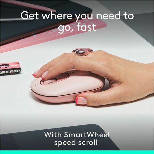 SOURIS LOGITECH POP ROSE MULTI 10