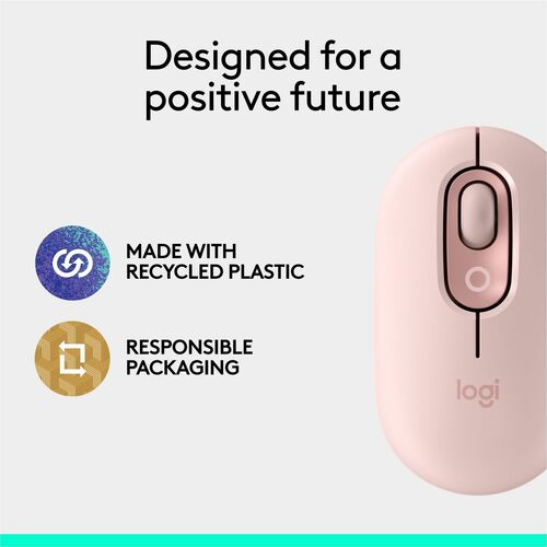 SOURIS LOGITECH POP ROSE MULTI 10