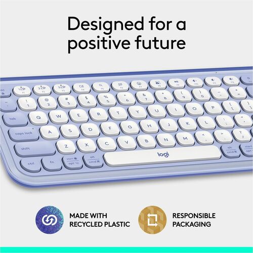 CLAVIER LOGITECH POP ICON KEYS LILAS MULTI 4