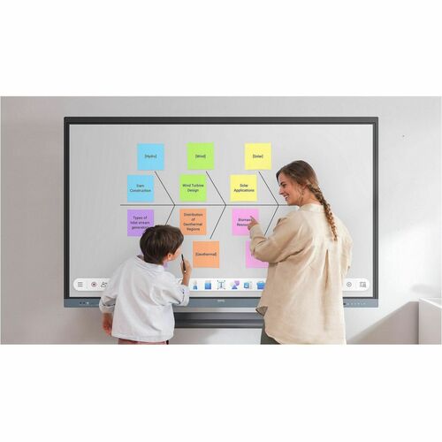 BENQ 75 pulgadas 4K 3840 x 2160 NEGRO IPS 450 NITS 40 PTS TÁCTIL