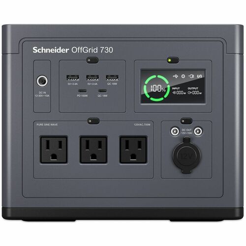 Centrale électrique portable hors réseau APC by Schneider Electric SCHNEIDER 730 700 W 120 V
