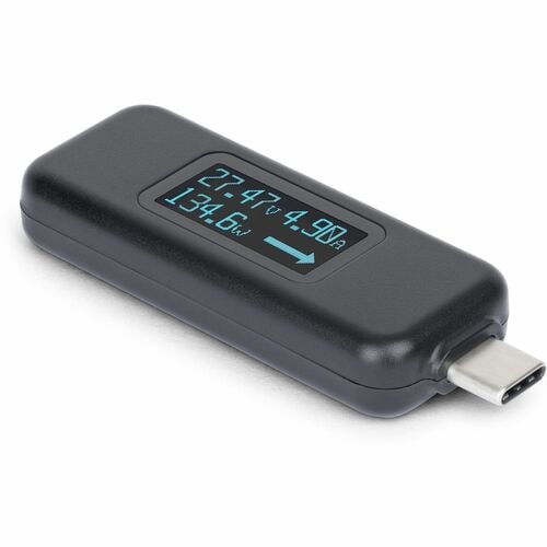 Testeur d'alimentation USB-C StarTech.com, multimètre bidirectionnel de tension/courant