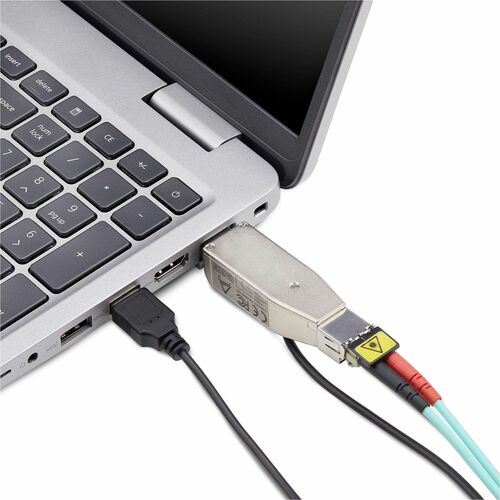 StarTech.com Gigabit Fiber to RJ45 Ethernet Media Converter Dongle, USB Powered, SMF/MMF