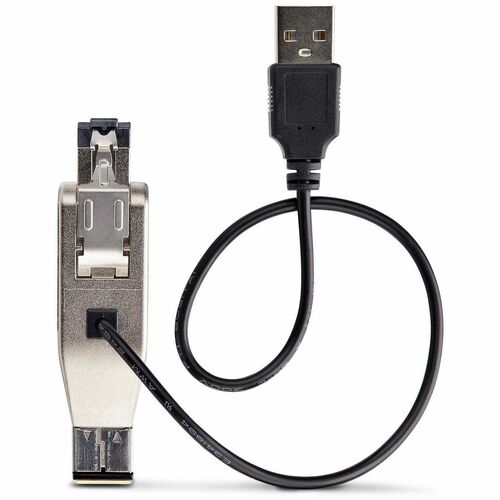 StarTech.com Gigabit Fiber to RJ45 Ethernet Media Converter Dongle, USB Powered, SMF/MMF