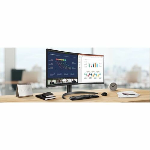 MONITEUR COURBÉ ULTRA-LARGE 34WR55QK-B QHD VA HDR10 34 PO