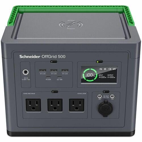 Centrale électrique portable hors réseau APC by Schneider Electric SCHNEIDER 500 120 V 517 Wh
