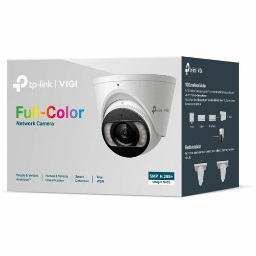 Caméra réseau TP-Link InSight S455 5 mégapixels - Couleur - Tourelle - 30 m