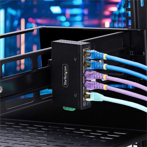 Switch no administrado de 5 puertos TAA - 10/100/1000 MBPS sin ventilador IP30