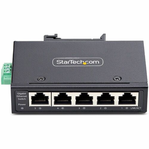 Switch no administrado de 5 puertos TAA - 10/100/1000 MBPS sin ventilador IP30