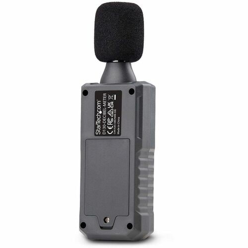 Medidor de sonido digital portátil StarTech.com con pantalla LCD grande y lectura de nivel de ruido/decibeles