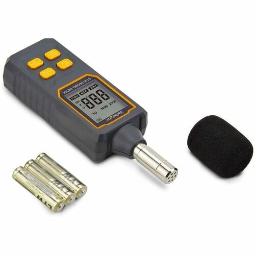 Medidor de sonido digital portátil StarTech.com con pantalla LCD grande y lectura de nivel de ruido/decibeles
