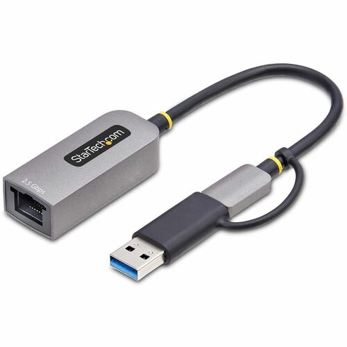 Adaptador USB-C a Ethernet de 2,5 GbE con convertidor USB-A de StarTech.com
