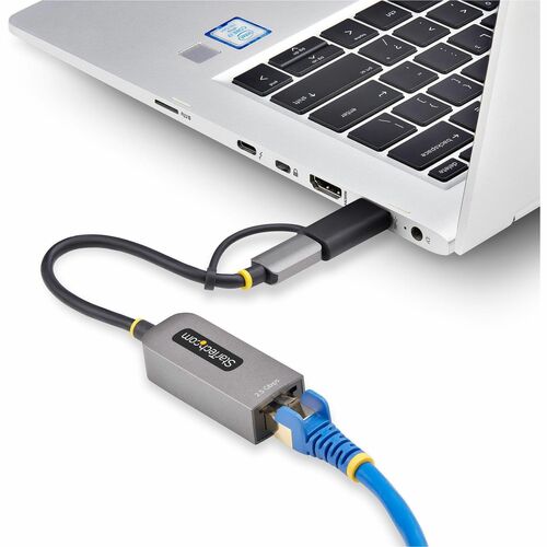 Adaptador USB-C a Ethernet de 2,5 GbE con convertidor USB-A de StarTech.com