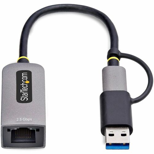 Adaptador USB-C a Ethernet de 2,5 GbE con convertidor USB-A de StarTech.com