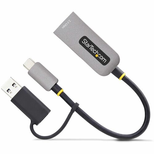 Adaptador USB-C a Ethernet de 2,5 GbE con convertidor USB-A de StarTech.com