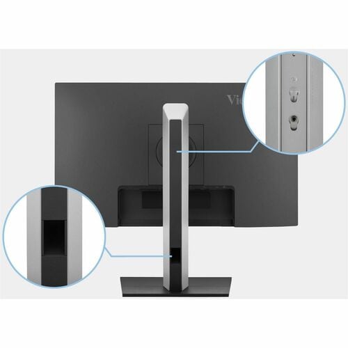 Moniteur ergonomique IPS 1440p avec station d'accueil 100 W USB-C RJ45 en guirlande