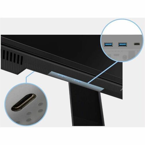 Moniteur ergonomique IPS 1440p avec station d'accueil 100 W USB-C RJ45 en guirlande