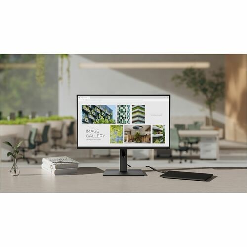 Moniteur ergonomique IPS 1440p avec station d'accueil 100 W USB-C RJ45 en guirlande