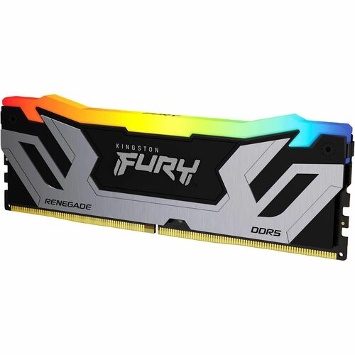 Memoria RAM DDR5 CL40 CUDIMM FURY RENEGADE RGB PLATA XMP de 24 GB y 8400 MT/S