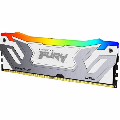 Memoria RAM DDR5 CL40 CUDIMM FURY RENEGADE RGB BLANCO XMP de 24 GB y 8400 MT/S