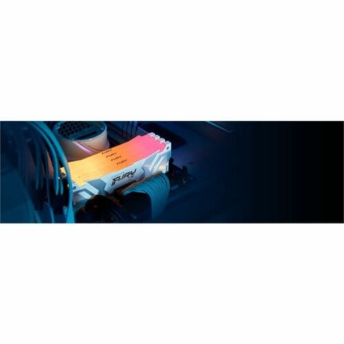 Memoria RAM DDR5 CL40 CUDIMM FURY RENEGADE RGB BLANCO XMP de 24 GB y 8400 MT/S