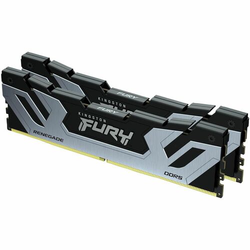 Kit de 2 mémoires DDR5 CL40 48 Go 8 400 MT/S CUDIMM Fury Renegade Silver XMP
