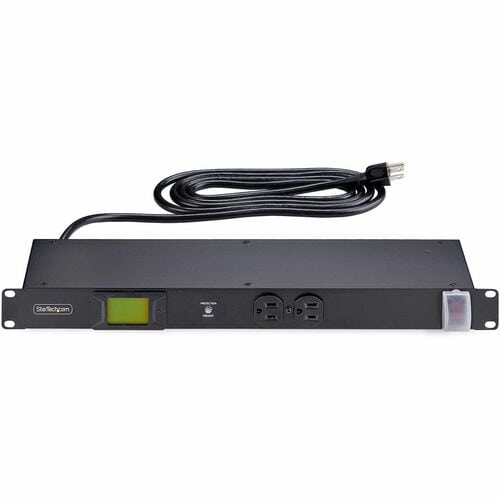 StarTech.com PDU 12 prises à montage en rack horizontal avec compteur, alimentation serveur 1U