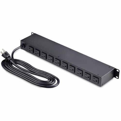 StarTech.com 16-Outlet Horizontal Rack Mount Metered PDU, 1U Server Po