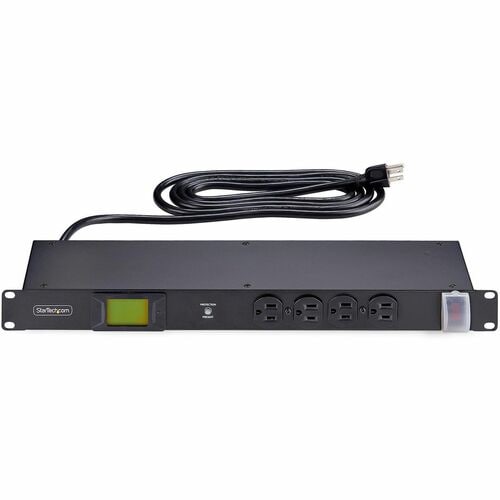 StarTech.com 16-Outlet Horizontal Rack Mount Metered PDU, 1U Server Po