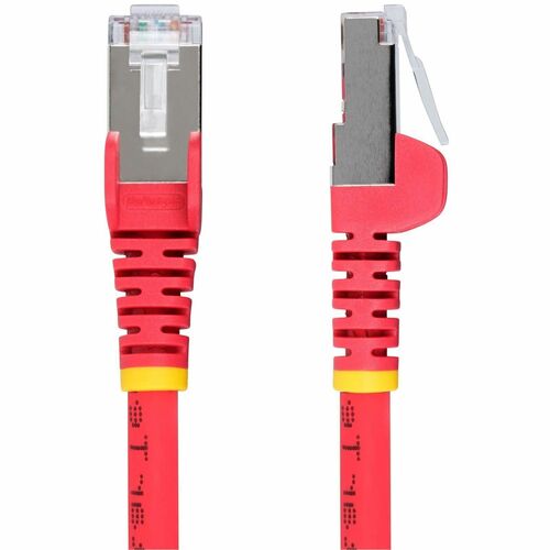 StarTech.com 10ft Red CAT6a Ethernet Cable, Snagless RJ45, 10G, 100W PoE, S/FTP,