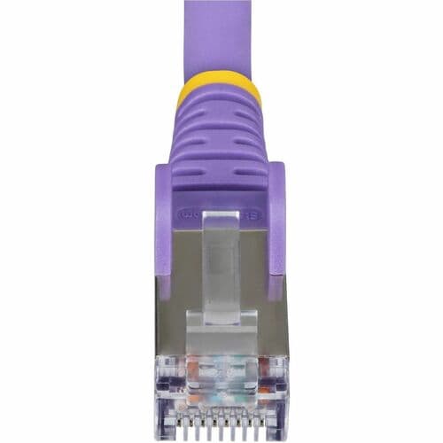StarTech.com 10ft Purple CAT6a Ethernet Cable, Snagless RJ45, 10G, 100W PoE, S/F