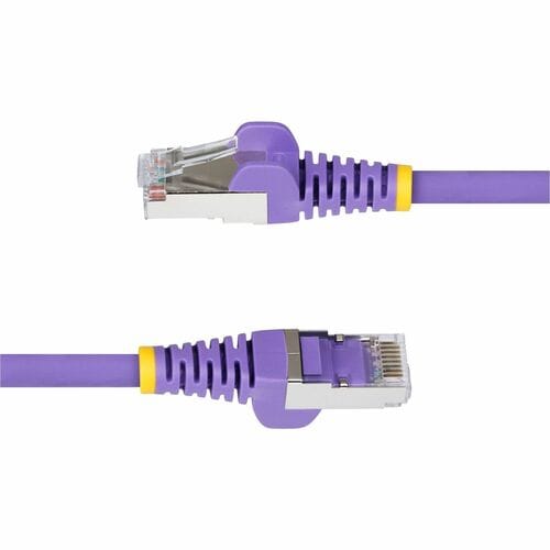 StarTech.com 10ft Purple CAT6a Ethernet Cable, Snagless RJ45, 10G, 100W PoE, S/F