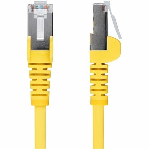 StarTech.com 10ft Yellow CAT6a Ethernet Cable, Snagless RJ45, 10G, 100W PoE, S/F