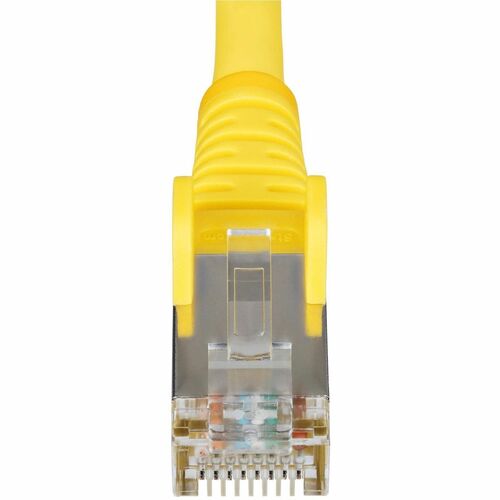 StarTech.com 10ft Yellow CAT6a Ethernet Cable, Snagless RJ45, 10G, 100W PoE, S/F