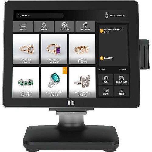 Elo EloPOS POS Terminal - Celeron G4900T - 4 GB DDR4 SDRAM - 128 GB SSD M.2/SATA
