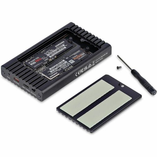 GABINETE/CLONADOR NVME DE DOBLE BAHÍA GABINETE/DUPLICADOR SSD USB-C