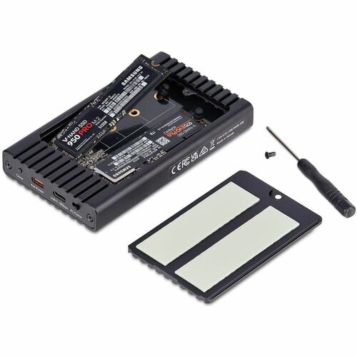 GABINETE/CLONADOR NVME DE DOBLE BAHÍA GABINETE/DUPLICADOR SSD USB-C