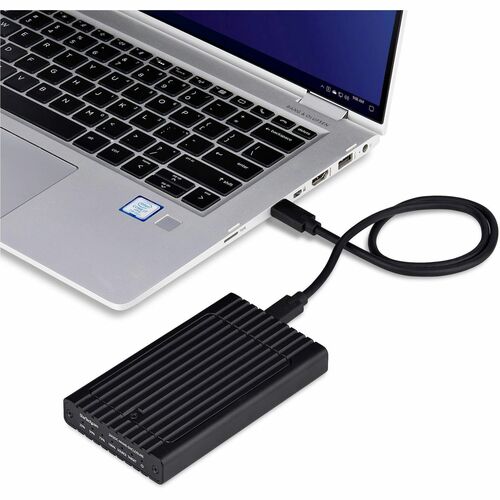 GABINETE/CLONADOR NVME DE DOBLE BAHÍA GABINETE/DUPLICADOR SSD USB-C