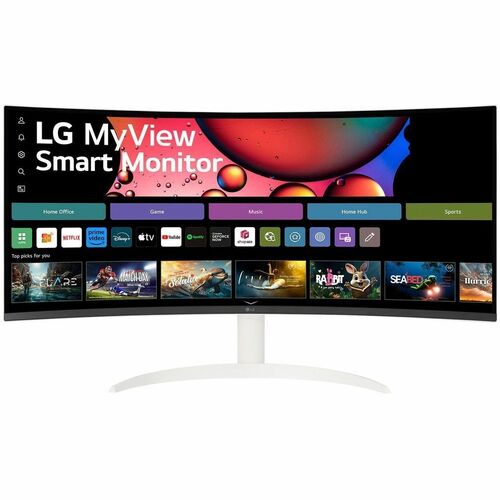 LG MYVIEW SMARTMONITOR 32IN 32SR65QC-W (3440 X 1440) WITH VA